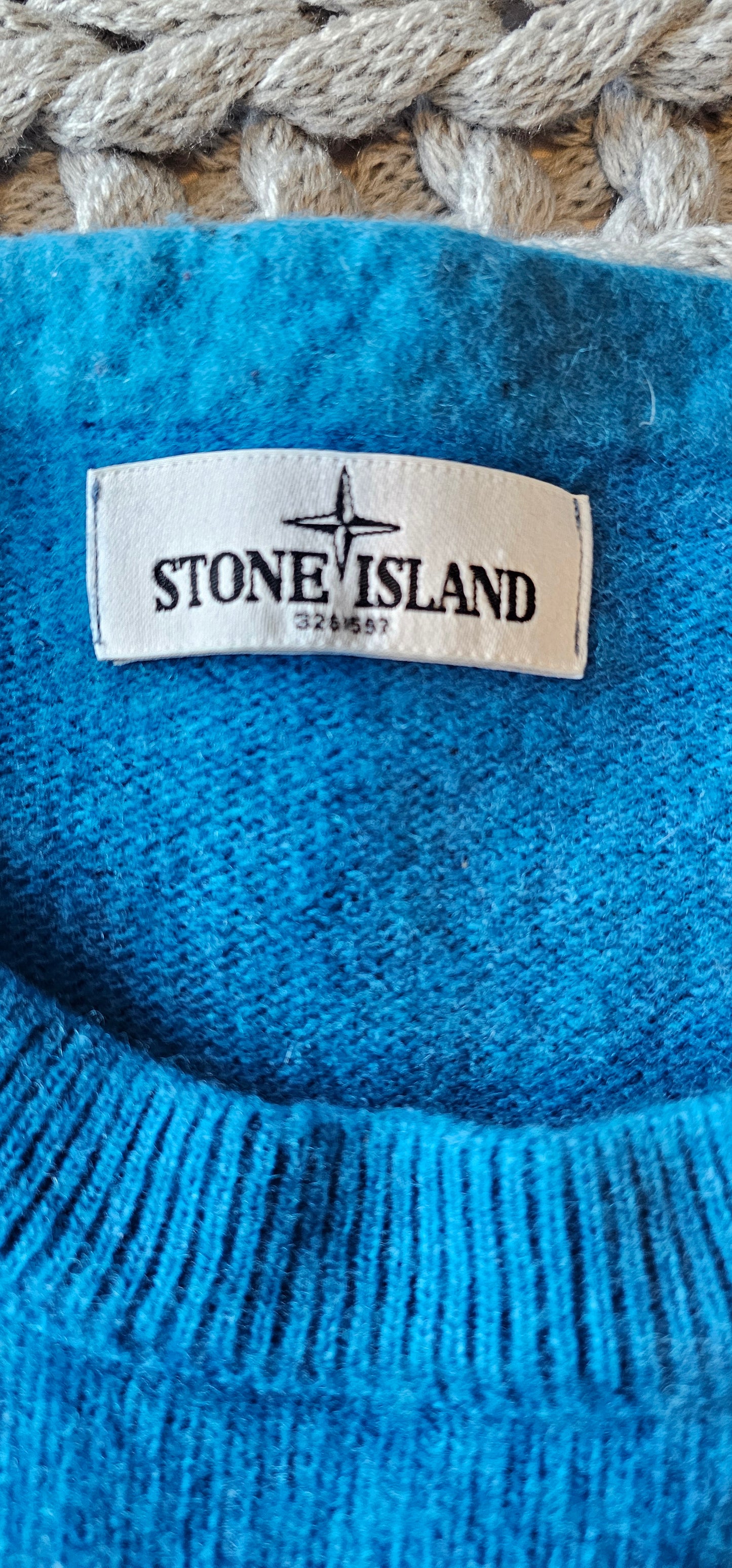 Stone Island Knit Jumper 🩵 Electric Blue
