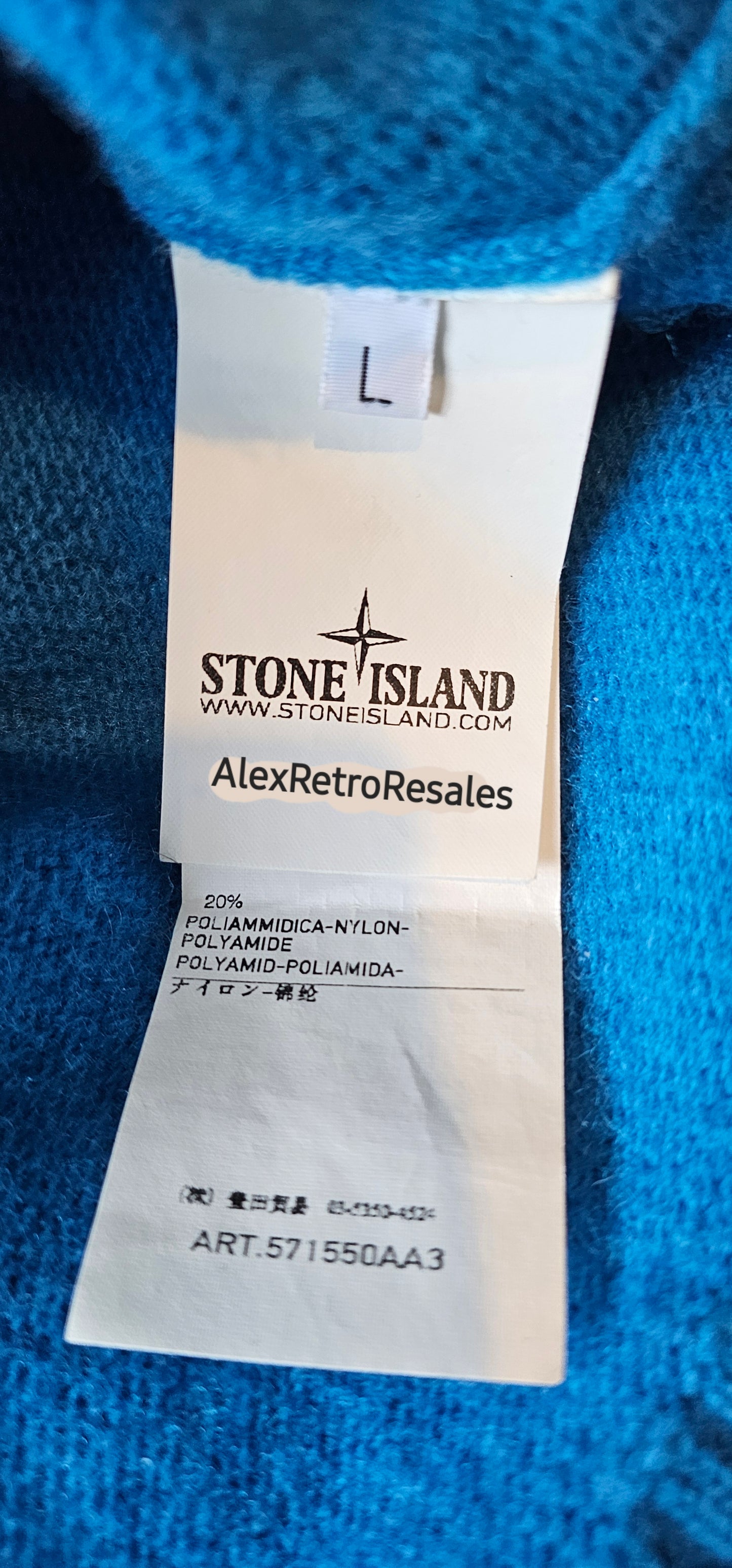 Stone Island Knit Jumper 🩵 Electric Blue