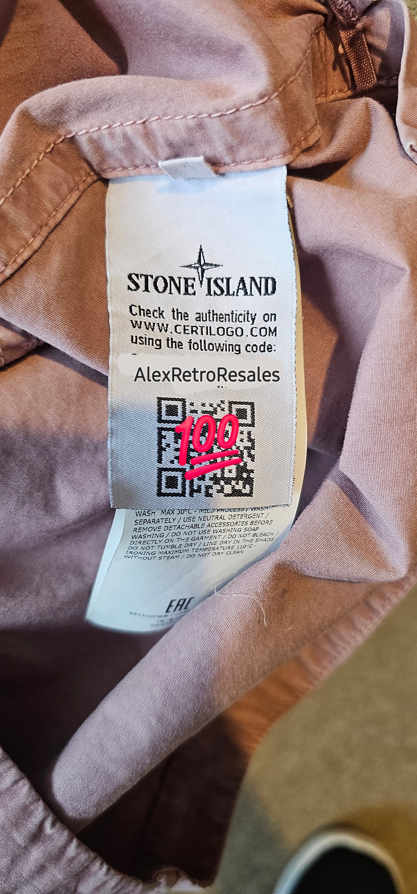 Stone Island Overshirt Double Zipped 🩷 Pink
