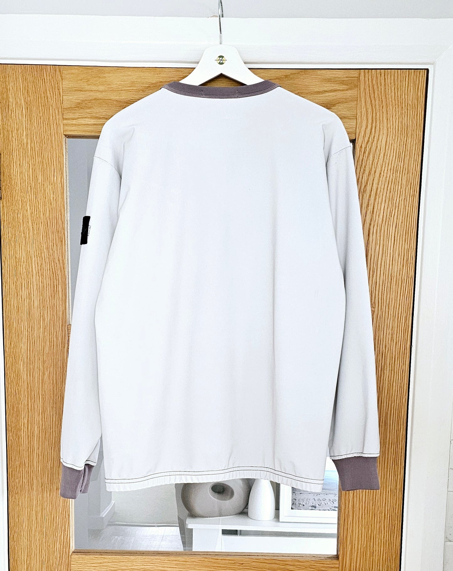 🩶 Stone Island Reflective Grey Jumper