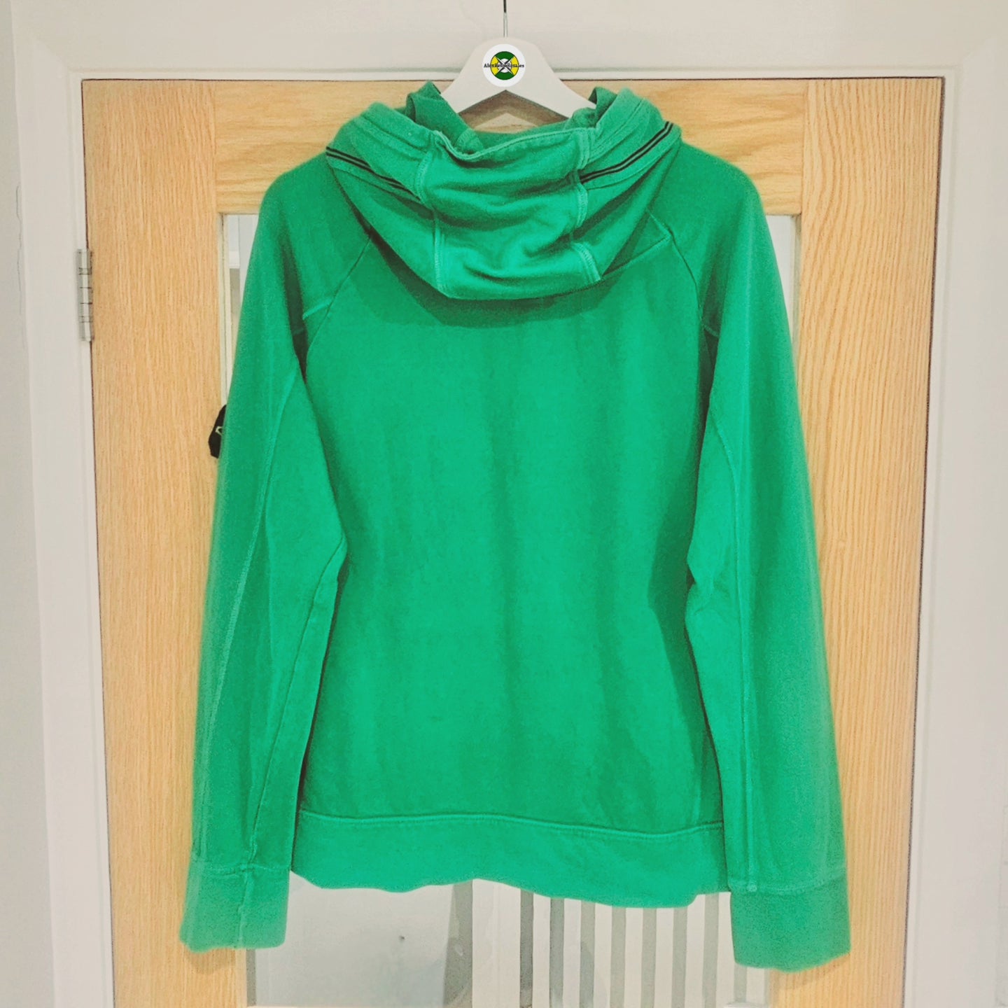Stone Island Quarter Zip Hoodie 💚 Light Green
