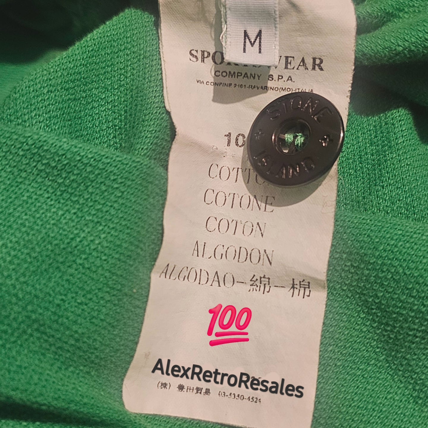 Stone Island Quarter Zip Hoodie 💚 Light Green