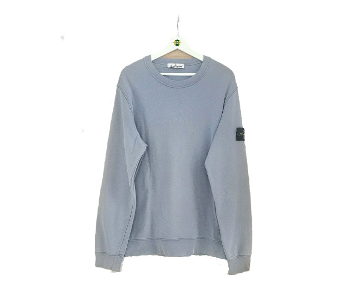 Stone island light blue jumper online