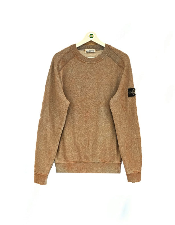Stone Island Jumper Dust Treatment 🧡🩶 Orange/Grey