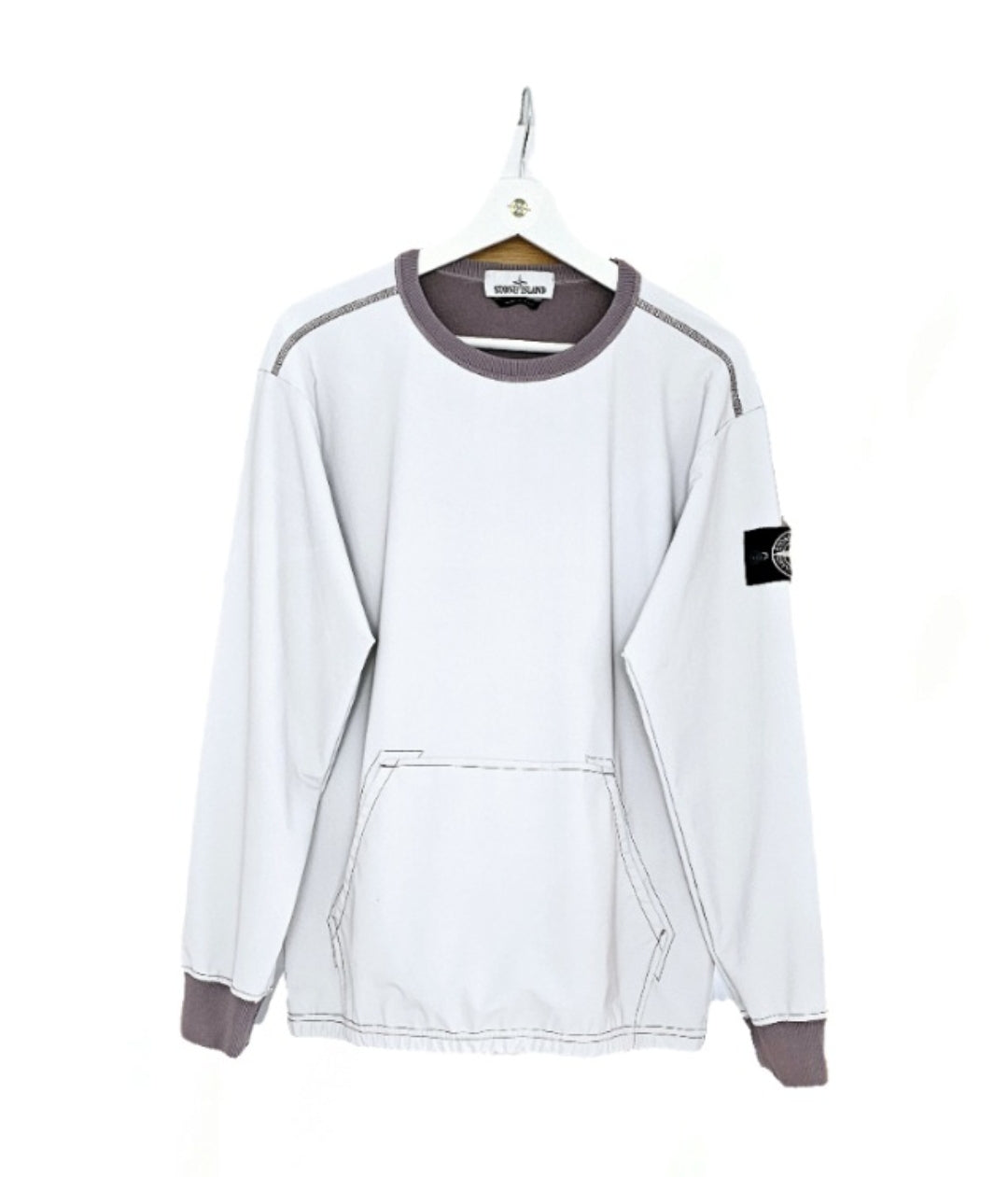đź©¶ Stone Island Reflective Grey Jumper
