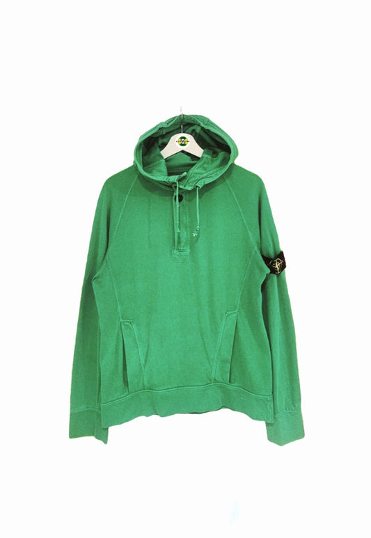 Stone Island Quarter Zip Hoodie 💚 Light Green